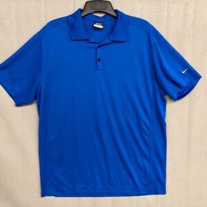 Nike Blue Mens XXL Blue Performance Polo Shirt
